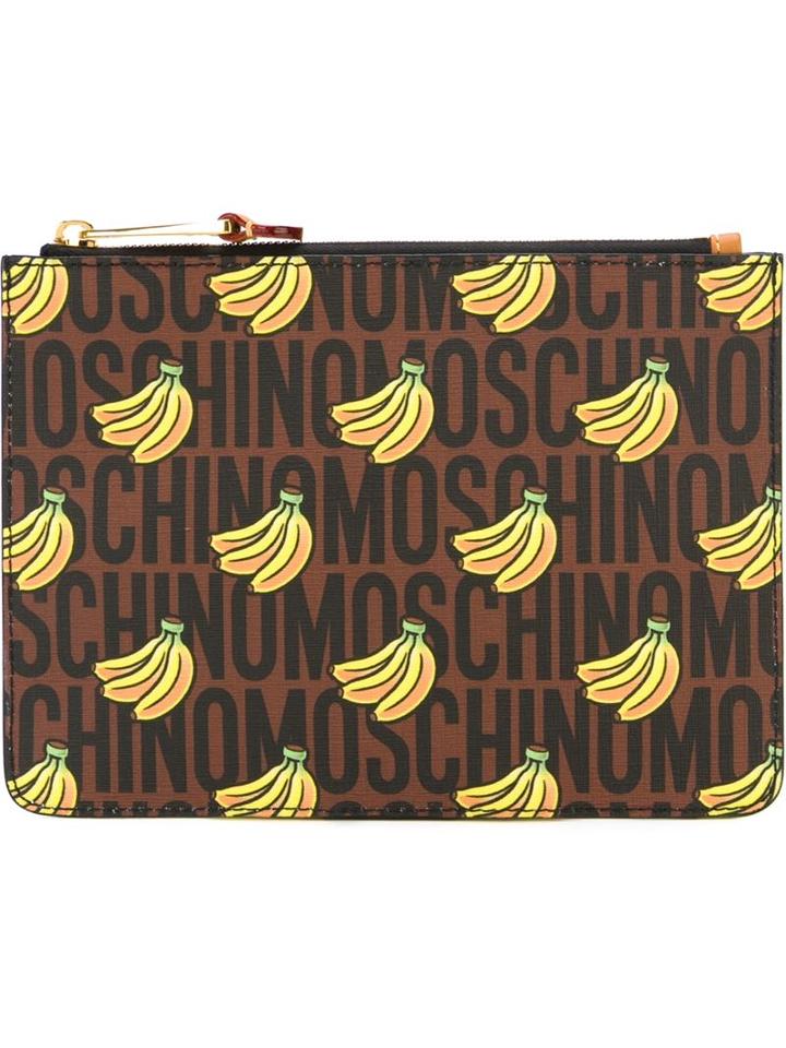 Moschino 'super Moschino' Banana Clutch
