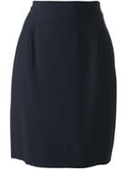 Moschino Vintage Tulip Skirt, Women's, Size: 44, Blue