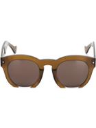 Grey Ant Round Frame Sunglasses - Brown