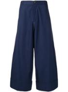Société Anonyme Cropped Palazzo Trousers - Blue