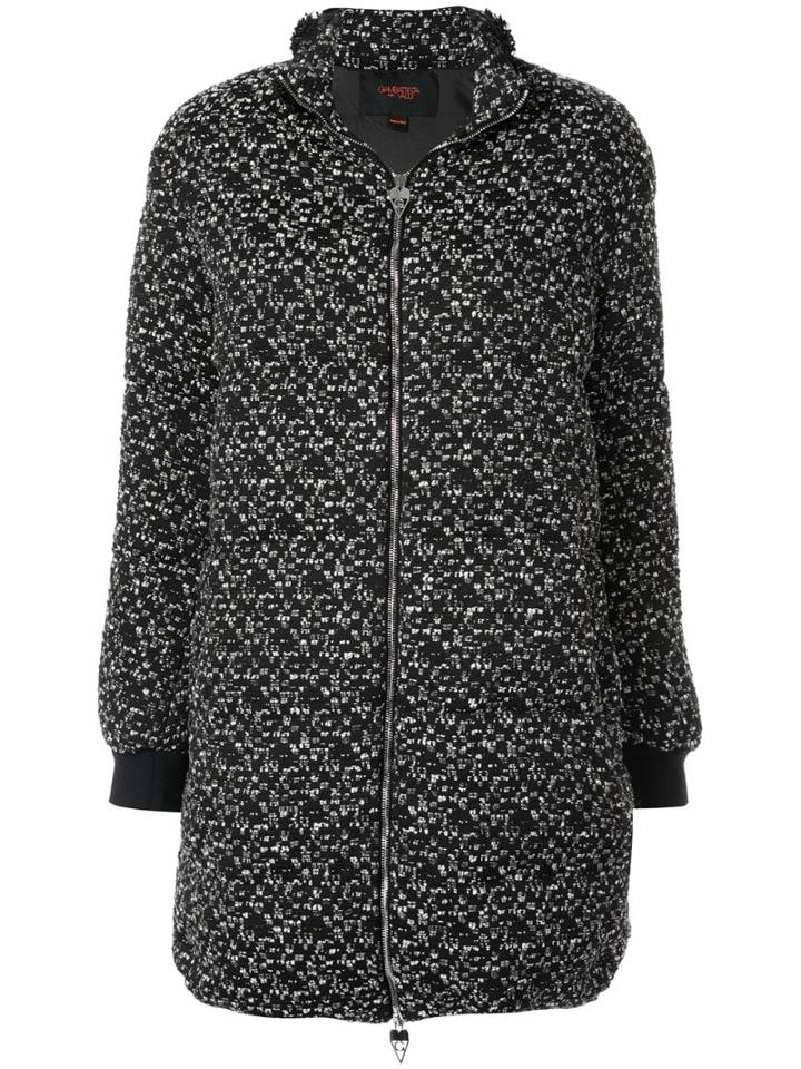 Giambattista Valli Textured Zip Coat - Black
