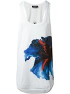 Dsquared2 Oversized Flower Print Tank Top