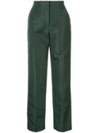 Oscar De La Renta Skinny Trousers - Green