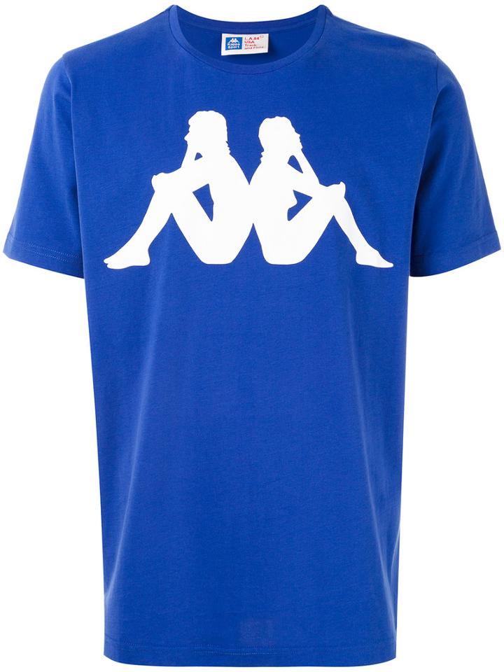 Kappa - Logo Patch T-shirt - Men - Cotton - M, Blue, Cotton