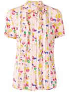 P.a.r.o.s.h. Sabrina Shirt, Women's, Size: Xs, Pink, Silk/spandex/elastane