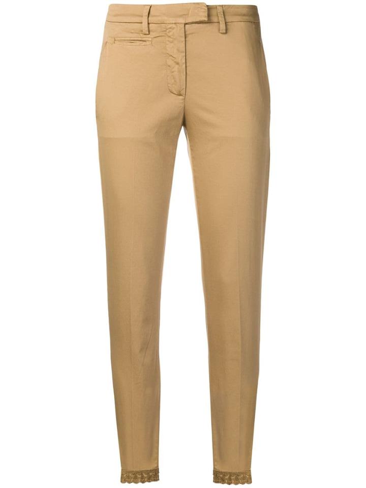 Dondup Beige Skinny Trousers - Neutrals