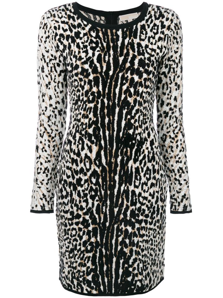 Michael Michael Kors Animal Print Dress - Black