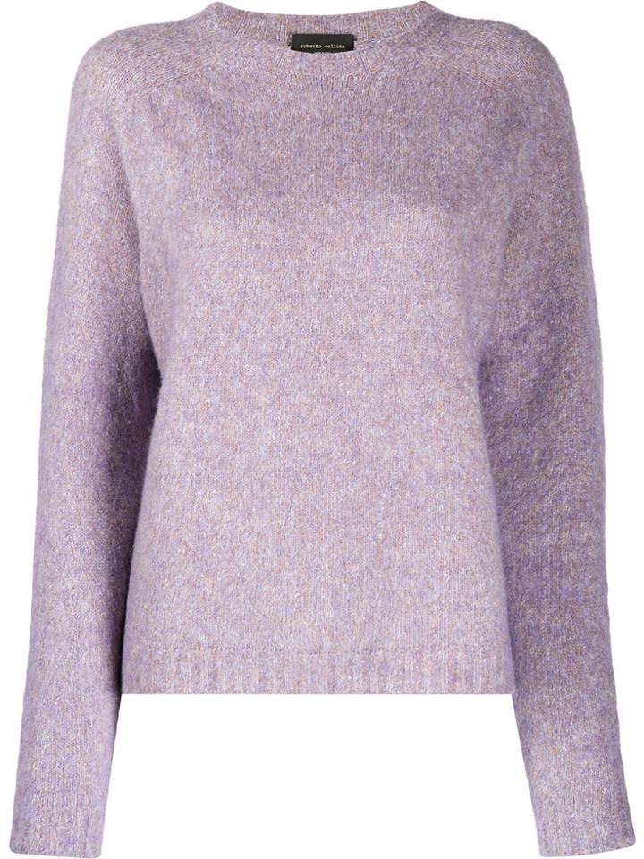 Roberto Collina Crew Neck Jumper - Purple