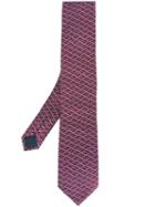 Lanvin Slanted Square Pattern Tie