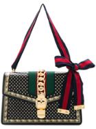 Gucci Star Print Shoulder Bag - Black