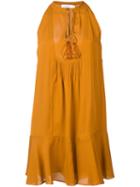 A.l.c. - 'hadley' Dress - Women - Silk - 4, Yellow/orange, Silk