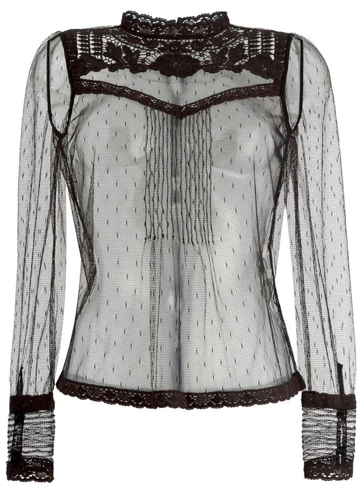 Red Valentino Sheer Blouse
