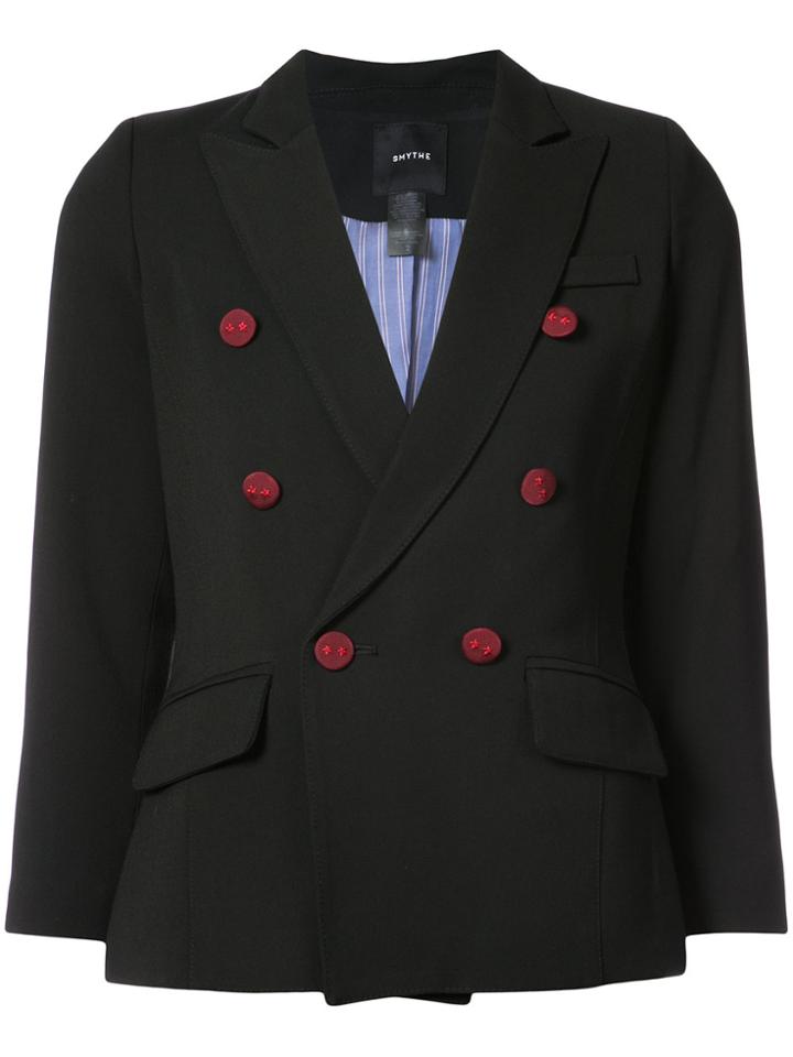 Smythe Double Breasted Blazer - Black
