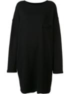 Y's Oversized Pullover Dress, Women's, Size: 2, Black, Cotton/lyocell