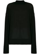 Versace Jeans Sheer Jumper - Black