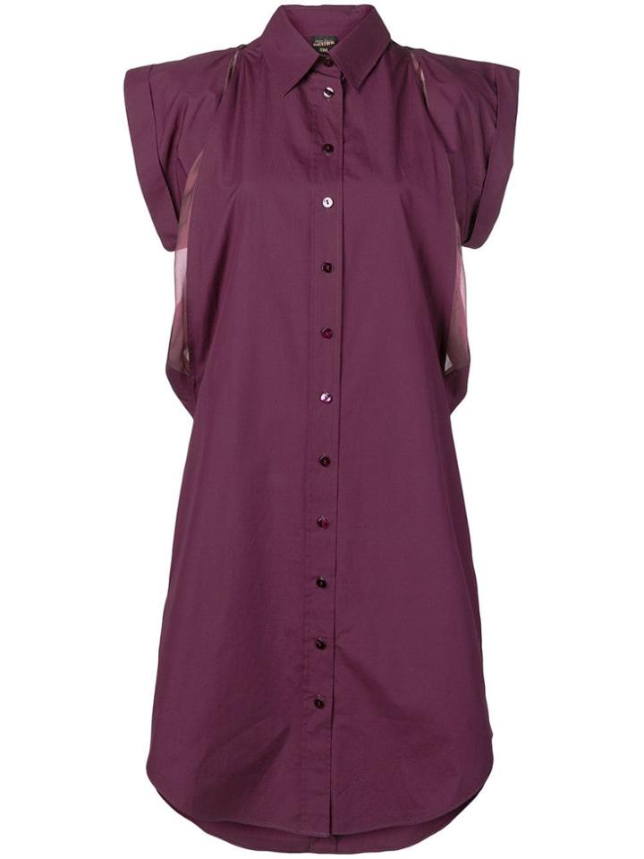 Jean Paul Gaultier Vintage 1990's Shirt Dress - Purple