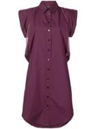 Jean Paul Gaultier Vintage 1990's Shirt Dress - Purple