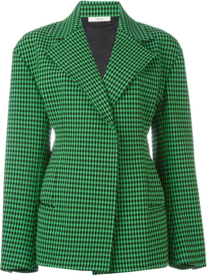 Céline Houndstooth Blazer