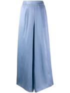Forte Forte Flared Trousers - Blue