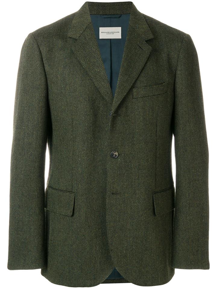 Holland & Holland Three Button Jacket - Green