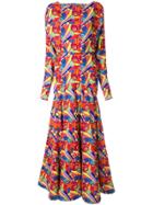 Manish Arora Abstract Print Maxi Dress - Multicolour