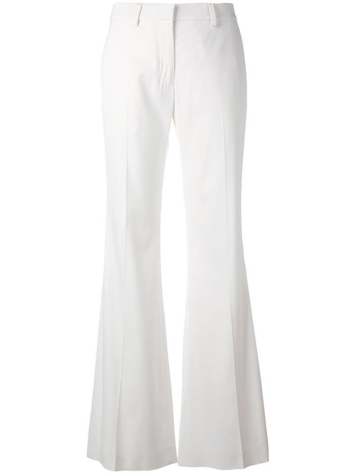 Calvin Klein Liessel Trousers, Women's, Size: 42, White, Viscose/spandex/elastane