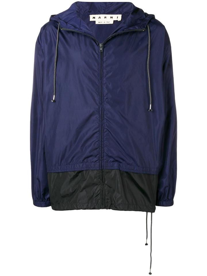Marni Lightweight Rain Jacket - Blue