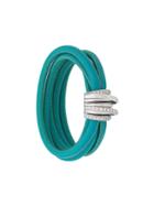 De Grisogono 18kt White Gold And Diamond Allegra Bracelet - Aquatic