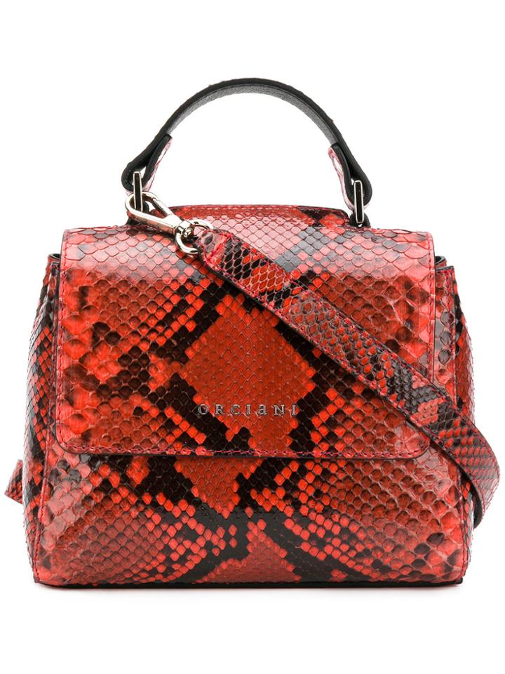 Orciani Diamond Shoulder Bag - Red