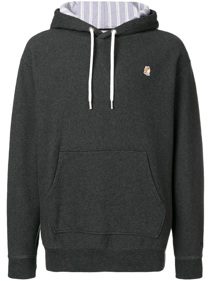 Maison Kitsuné Loose Fitted Hoodie - Grey