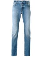 Closed Slim-fit Jeans, Men's, Size: 33, Blue, Cotton/spandex/elastane