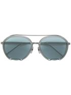 Thom Browne Eyewear Round Sunglasses - Black