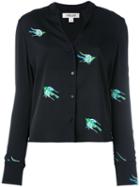 Diane Von Furstenberg Sequin Cardigan, Women's, Size: 6, Black, Silk/spandex/elastane