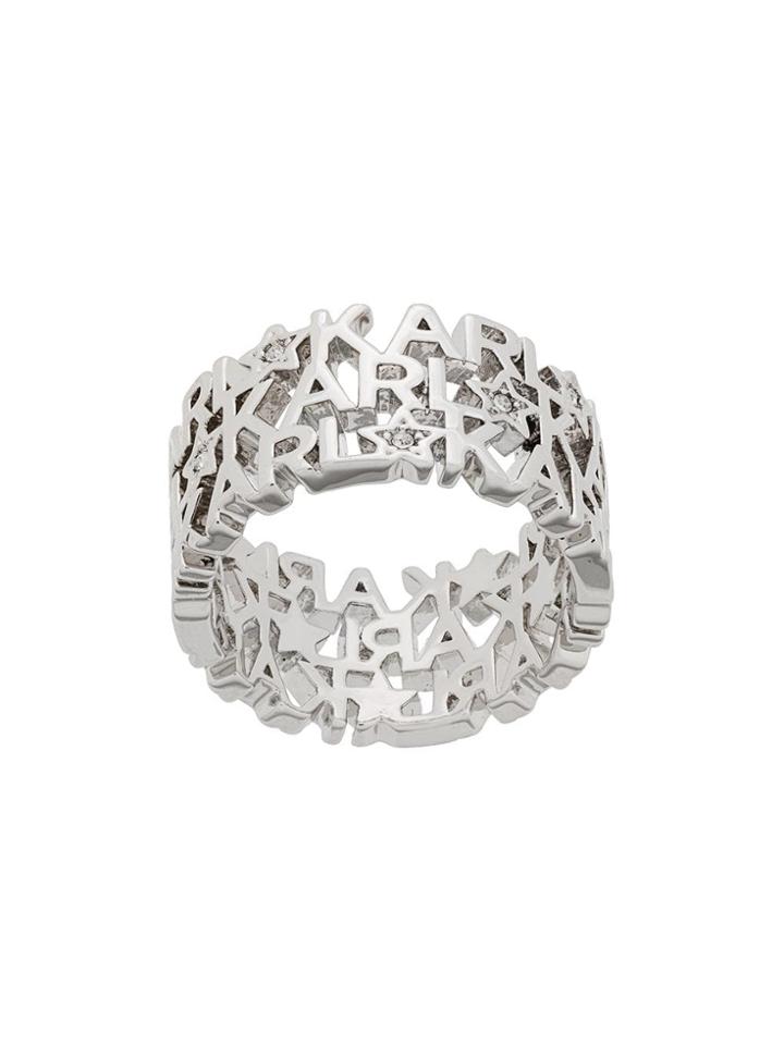 Karl Lagerfeld Karl Star Ring - Silver