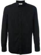 Saint Laurent Camicia Buttoned Shirt, Men's, Size: 39, Black, Cotton