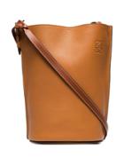Loewe Brown Leather Gate Bucket Bag