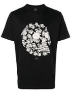 Ps By Paul Smith Monkey Skull T-shirt - Black