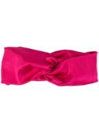 Maryjane Claverol Twisted Satin Hairband - Pink