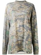 Yeezy - Camouflage Leaf Print Sweatshirt - Women - Cotton - S, Grey, Cotton