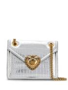 Dolce & Gabbana Devotion Medium Shoulder Bag - Grey