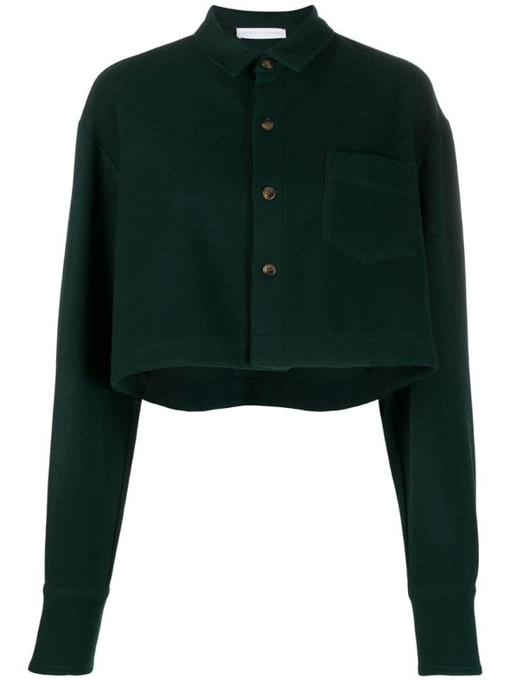 Société Anonyme Cropped Shirt - Green