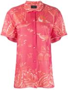 Alanui Hawaiian Dream Jacquard Shirt - Orange