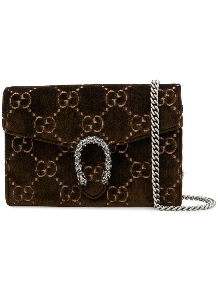 Gucci Dionysus Gg Mini Shoulder Bag - Brown