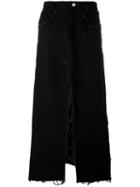 Damir Doma Reese Maxi Skirt, Women's, Size: Medium, Black, Cotton