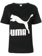 Puma Printed Logo T-shirt - Black