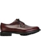 Church S Newbridge Derby Shoes, Men's, Size: 9, Red, Calf Leather/rubber