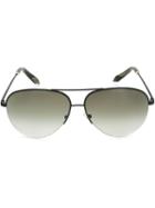 Victoria Beckham 'classic Victoria' Aviator Sunglasses, Women's, Black, Acetate/steel