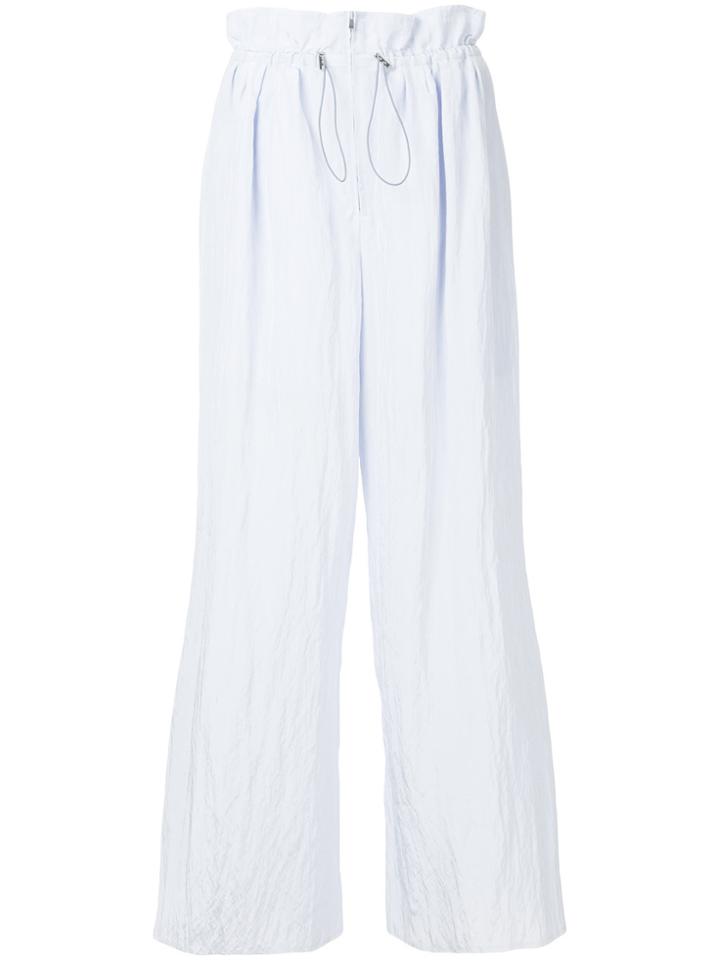 Des Prés Drawstring Waist Trousers - Blue