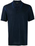 Joseph Short-sleeve Polo Shirt - Blue