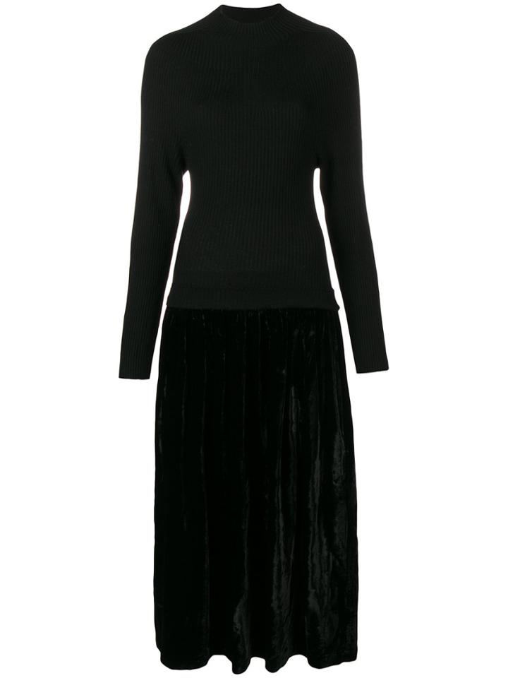 Comme Des Garçons Vintage Long-sleeve Dress - Black